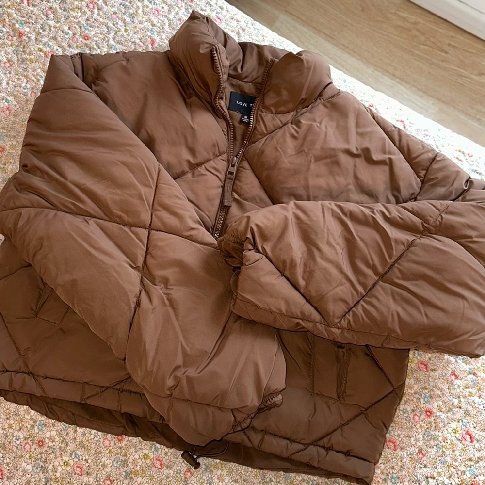 Brown Puffer Jacket - image 1